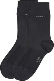Camano Unisex Sokken 2PACK Zwart 43-46