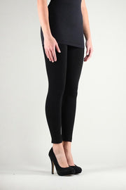 Premium Dames Legging Katoen | Basic Legging | Zwart - XXXL