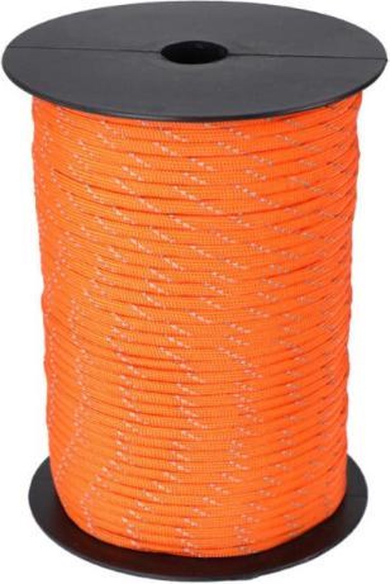 Allesvoordeliger paracord reflecterend oranje - 5 meter