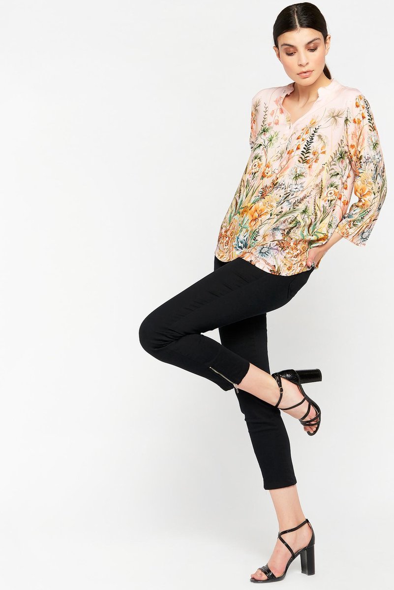 Blouse met bloemenprint - Licht Roze