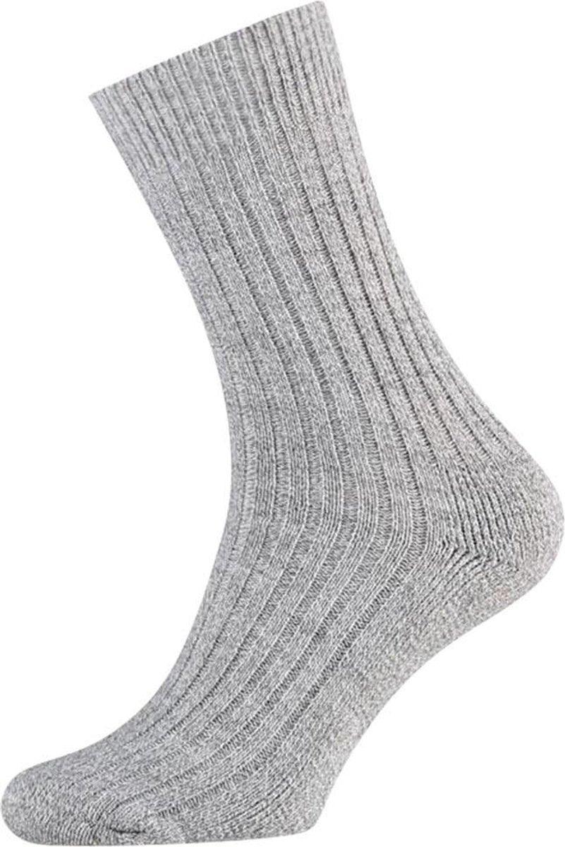 6-Pack Noorse Wollen Sokken Angro Norwegian Apollo - Grijs - Unisex - Maat 39-42