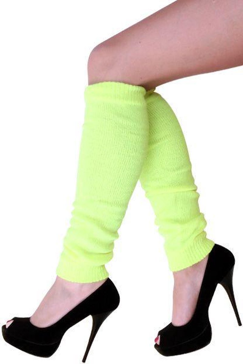 Beenwarmers fluor geel
