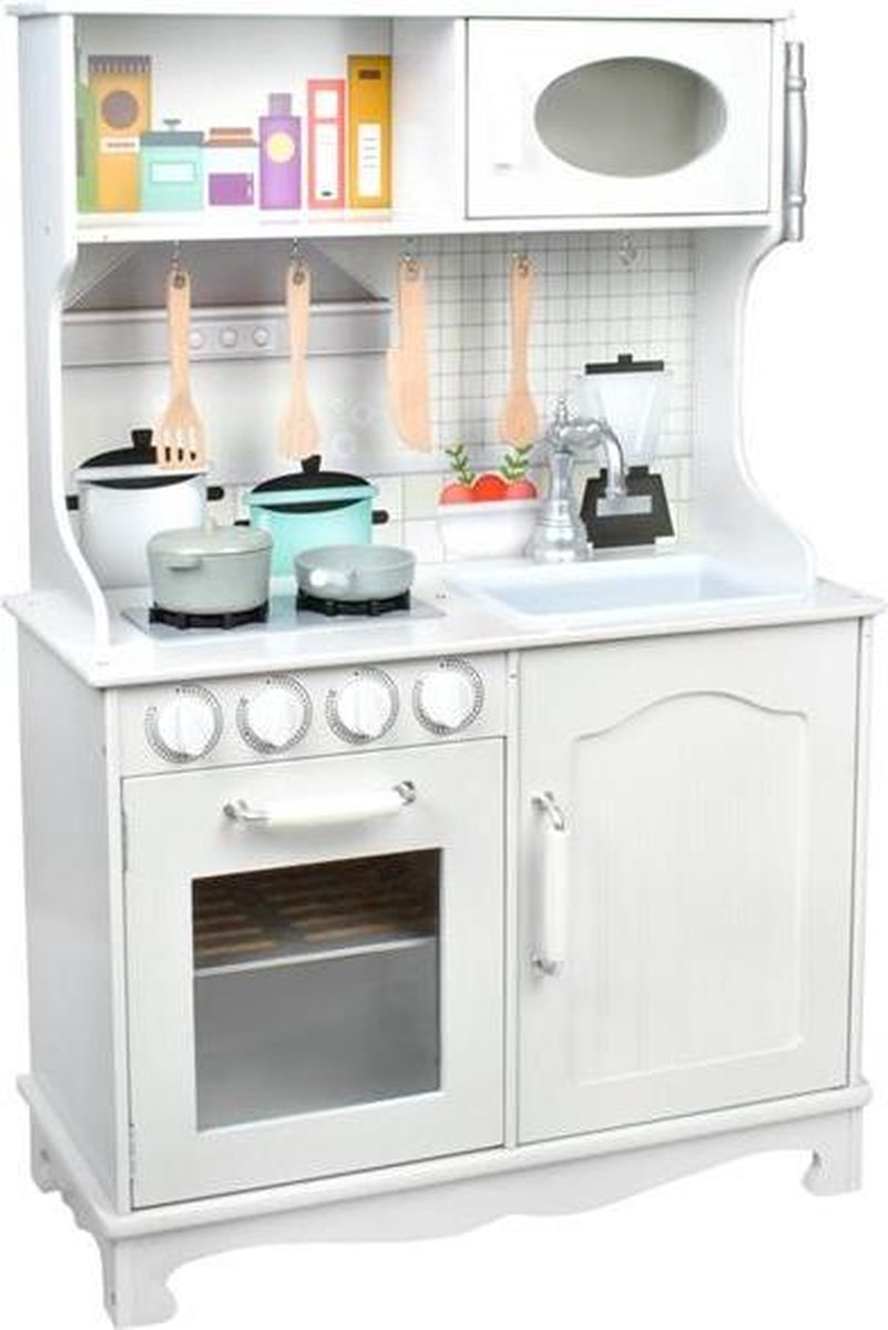 Speelgoed keuken | houten keuken met pannen | S4K-Toys