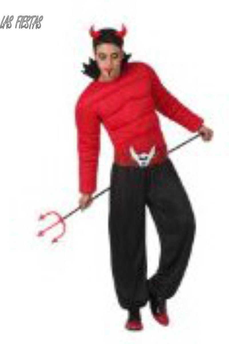 Gespierd duivel kostuum voor heren - Verkleedkleding - M/L