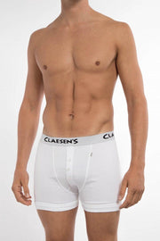 Claesen's Heren 2-pack rib boxer - White - Maat XL