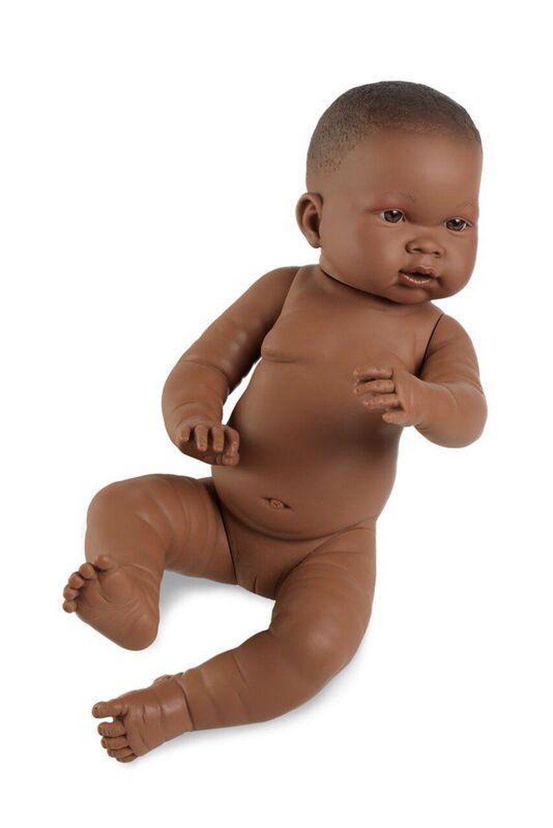 Llorens babypop meisje donker 45 cm