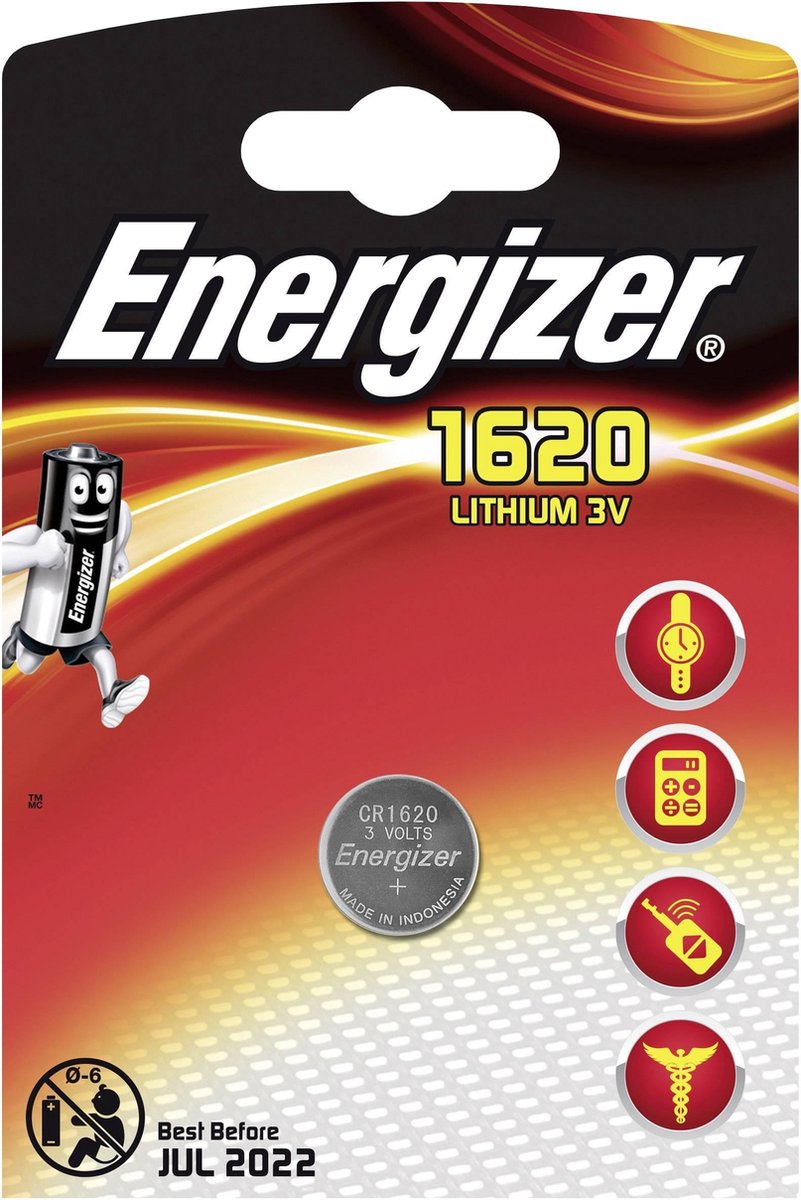 Energizer CR1620 3V knoopcel
