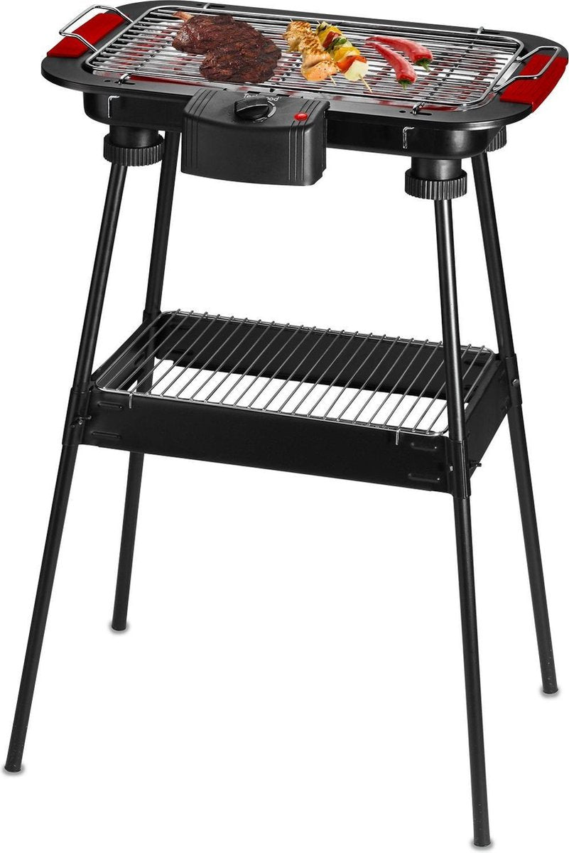 Techwood TBQ-825P Grill Tafelblad Electrisch 2000W Zwart barbecue