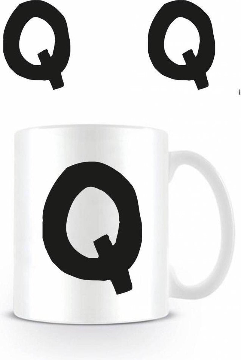 Alfabet mok letter Q