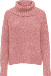 Onlolivia L/s Loose Rollneck Ex Knt 15227776 Blush