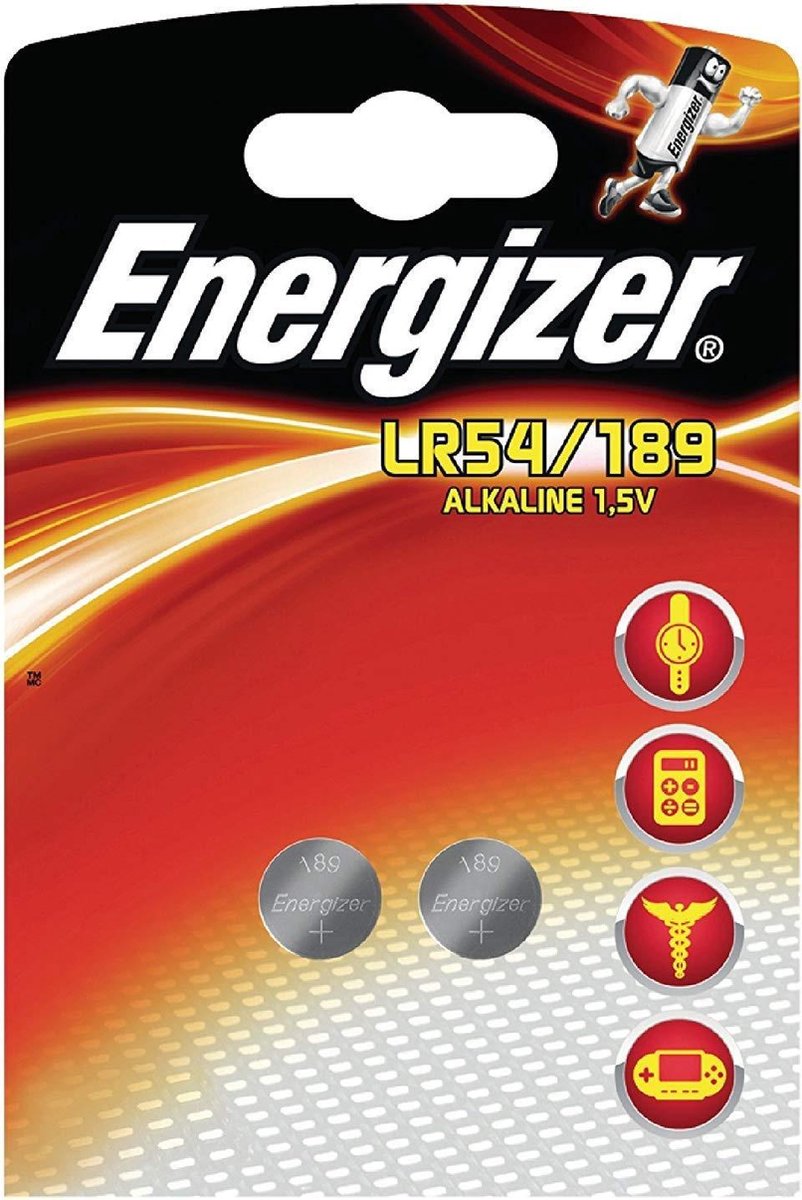 Energizer Knoopcelbatterij Lr54/189 Alkaline 1