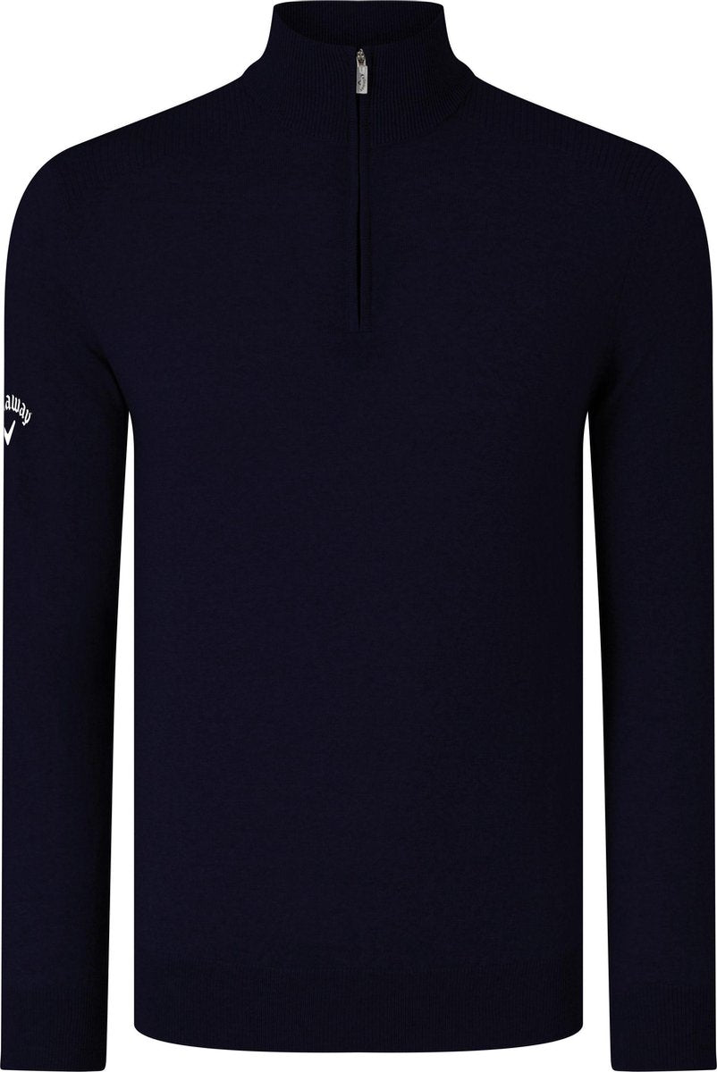 Callaway Ribbed ¼ zip Merino sweater