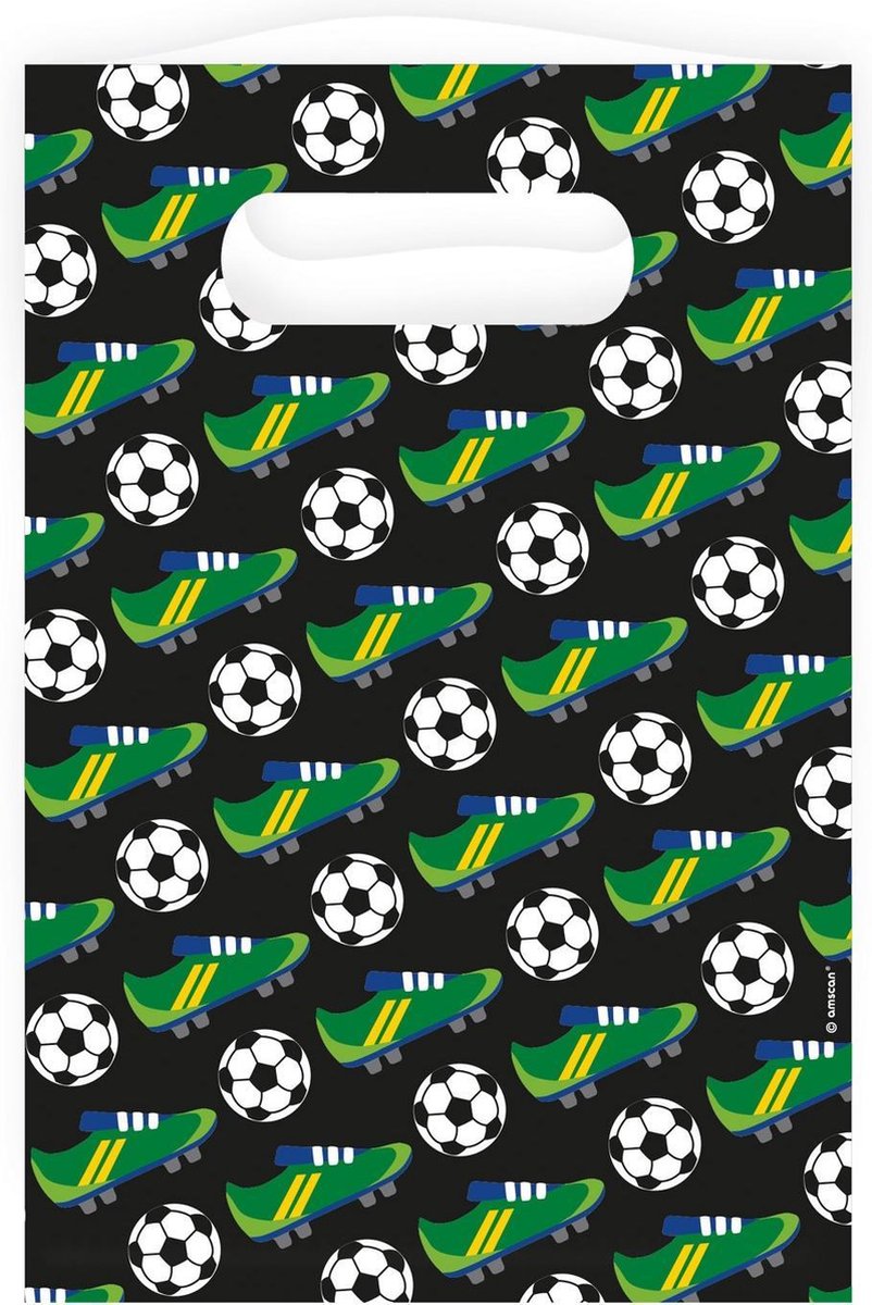Amscan Feestzakjes Voetbal Papier 6 Stuks