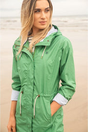 Groene dames regenjas / parka Emily van Lighthouse  XXXL