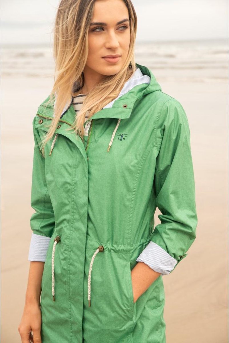 Groene dames regenjas / parka Emily van Lighthouse  XXXL