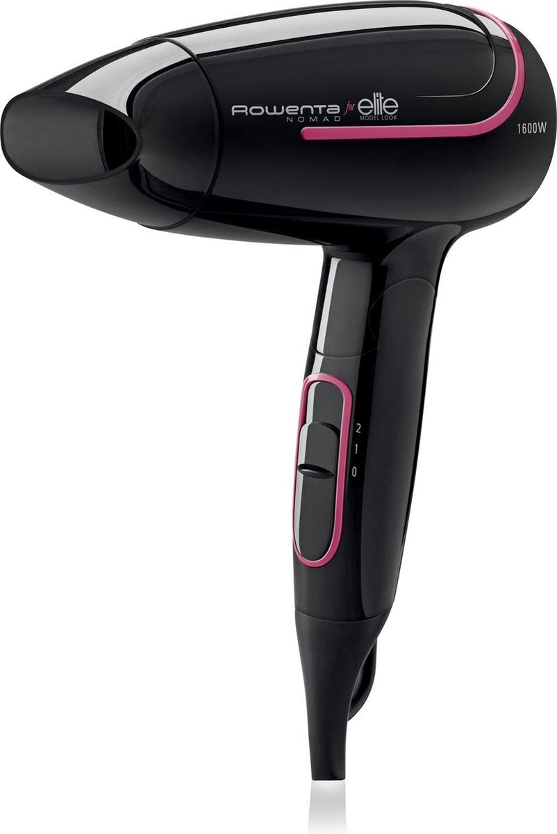Rowenta NOMAD Elite 1600W Zwart - Haardroger - Fohn