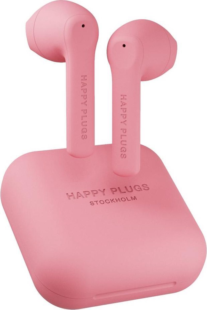 Happy Plugs Air 1 Go Draadloze Bluetooth Oordopjes Roze