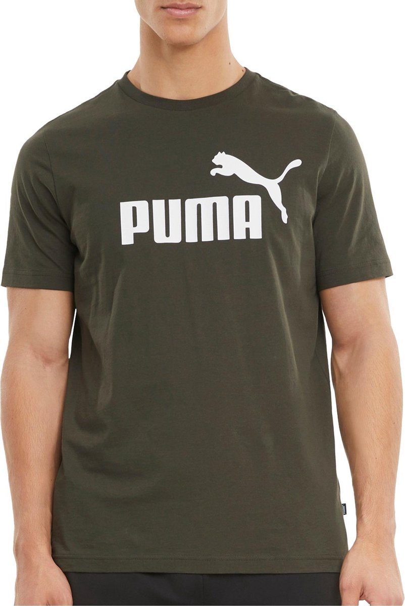 PUMA ESS Logo Heren T-Shirt - Maat S