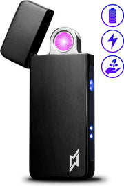 Superlit Plasma Aansteker - USB Oplaadbare Elektrische Aansteker - Stormaansteker - Galactic Halo (Zwart)