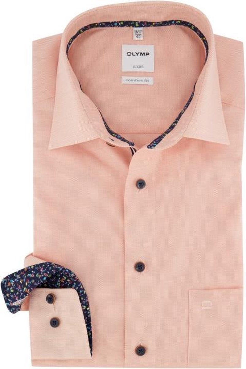 Overhemd Olymp Luxor Comfort Fit oranje
