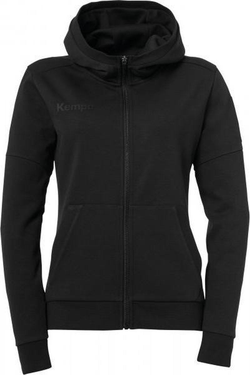 Kempa Status Hood Jacket Dames - zwart - maat L