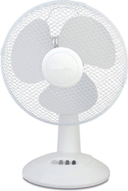 Profile tafelventilator 30CM 3 snelheden wit