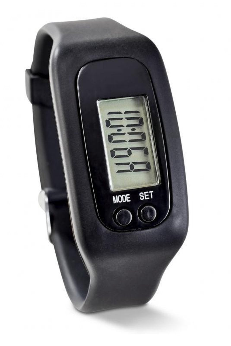 Stappenteller • Horloge • Digitaal • Digitale • LCD • Calorie • Loopafstand • Teller • Pedometer • Compact • Comfortabel • Zwart • Wit • lichtblauw • Oranje • Licht Roze • Donkerblauw • Rood • Paars • Geel • Lichtgroen • Turqouise • Cyaan
