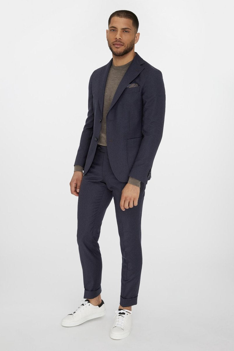 Van Gils - Mix & Match effen pantalon Bull Heren
