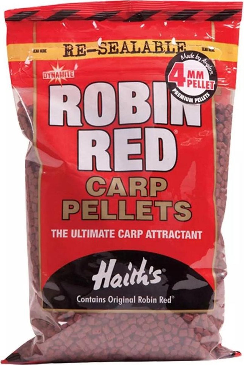 Dynamite Baits Robin Red Carp - Pellets - 4mm - 900g - Rood