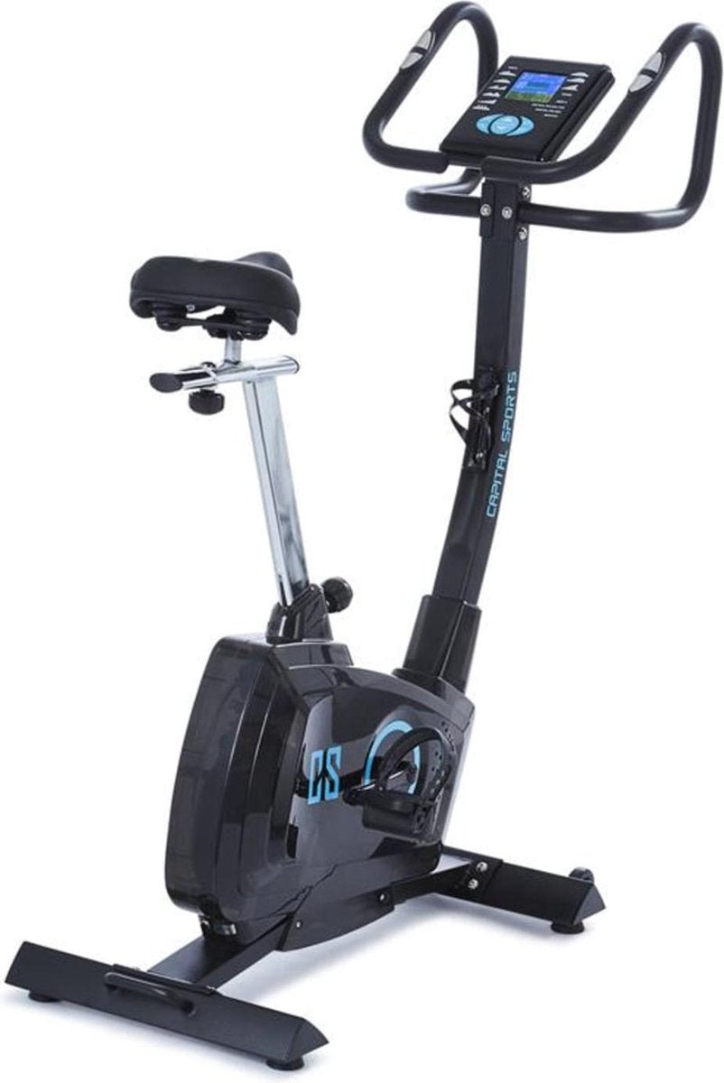 Durate cardiobike hometrainer 9 kg hartslag computer zwart