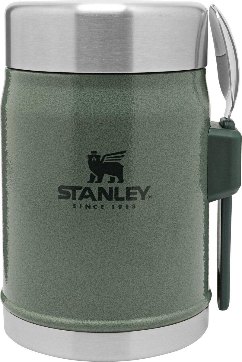Stanley The Legendary Food Jar met Spork 400ml - Thermosfles - Hammertone Green