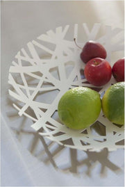 Yamazaki fruitschaal Tower - Wit - Ø 26 cm