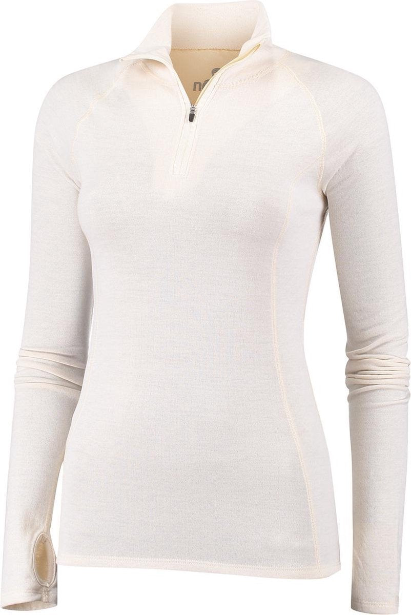 Rough [W] Zip-neck M Almond