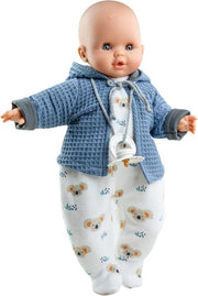 Paola Reina Pop Alex (koala/blauw) met mechanisme (36cm)