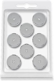 Audio Selection onderlegschijven ZILVER 30mm Per 8 verpakt
