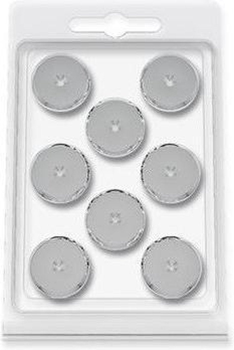 Audio Selection onderlegschijven ZILVER 30mm Per 8 verpakt