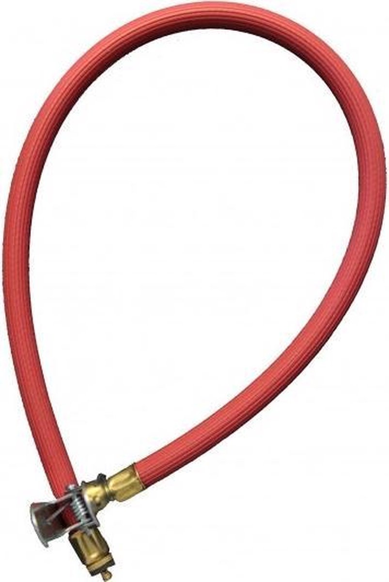Mirage Pompslang Voetpomp Rubber Rood
