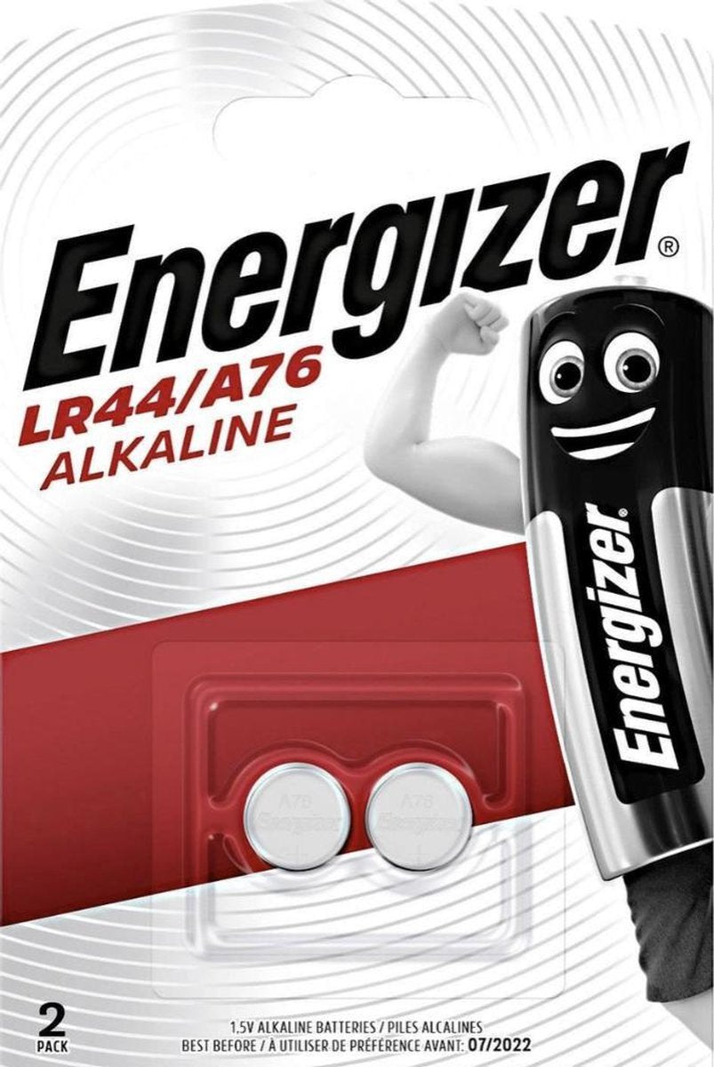 Energizer Knoopcelbatterij Lr44/a76 Alkaline 1