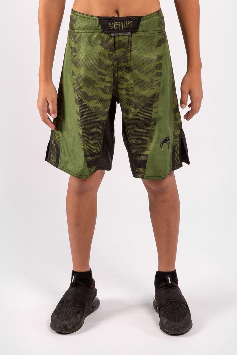Venum Trooper Kids Fightshorts Forest Camo Zwart Kies uw maat: Kids - 8 Jaar