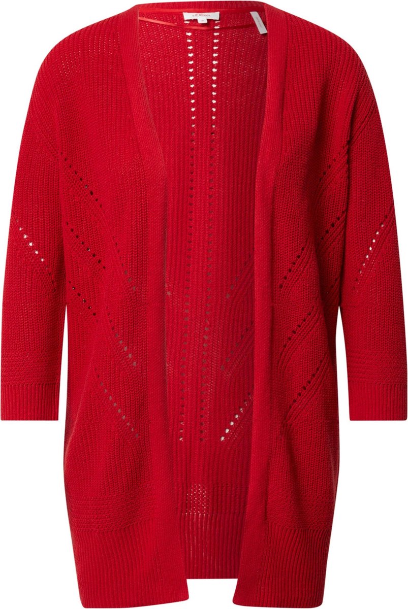 S.oliver gebreid vest Rood-36 (S)