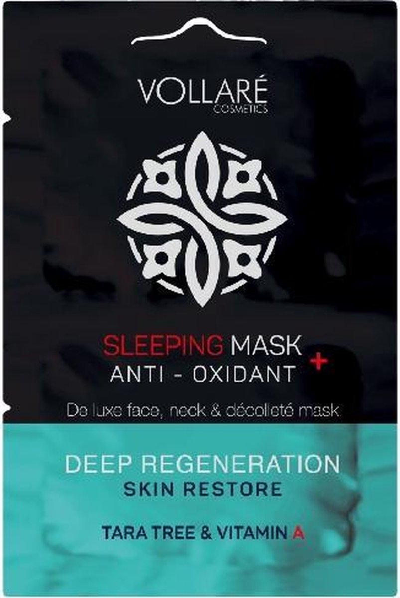 Vollare Regenerating Sleeping Night Mask Anti-oxidant 2x5ml.