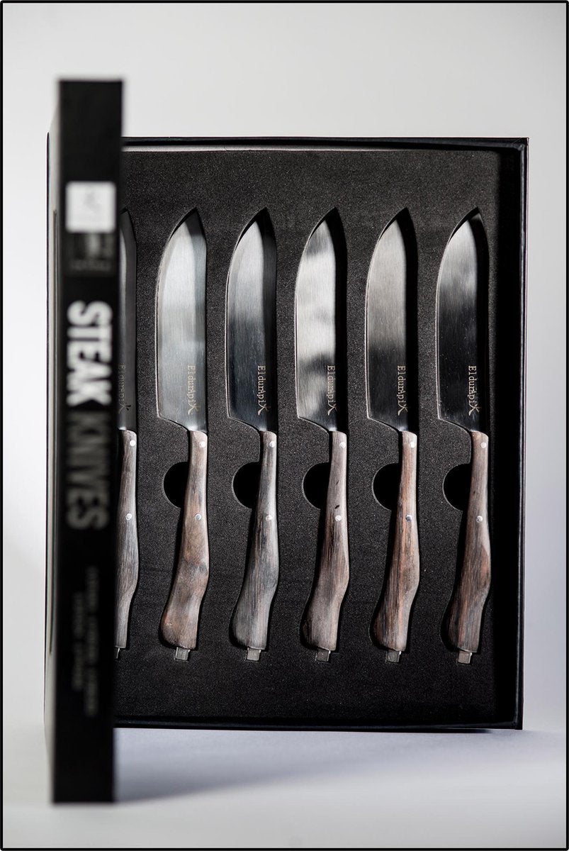 EldurApi | Steakmessen | 6-delige messenset | Steak knives