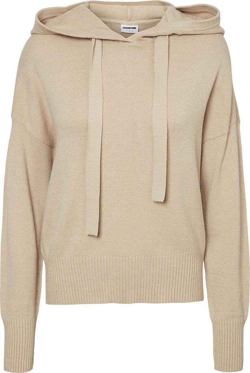 NOISY MAY NMSHIP L/S HOODIE KNIT BG Dames Hoodie - Maat M