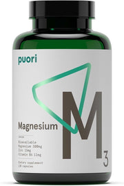 Puori M3 Magnesium Supplement 120 Capsules