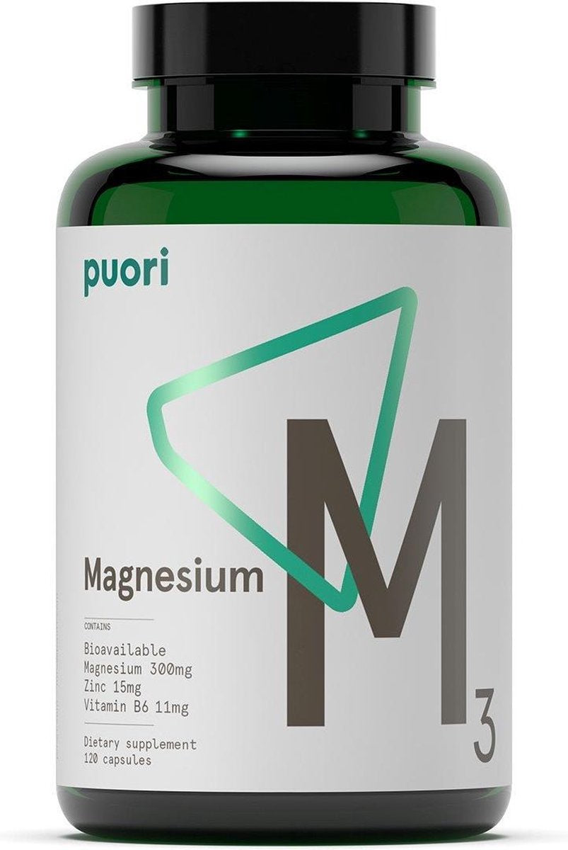 Puori M3 Magnesium Supplement 120 Capsules