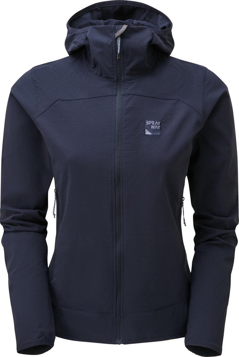 Sprayway Anax Women Hoody - Softshell - Dames - Blauw - Maat S
