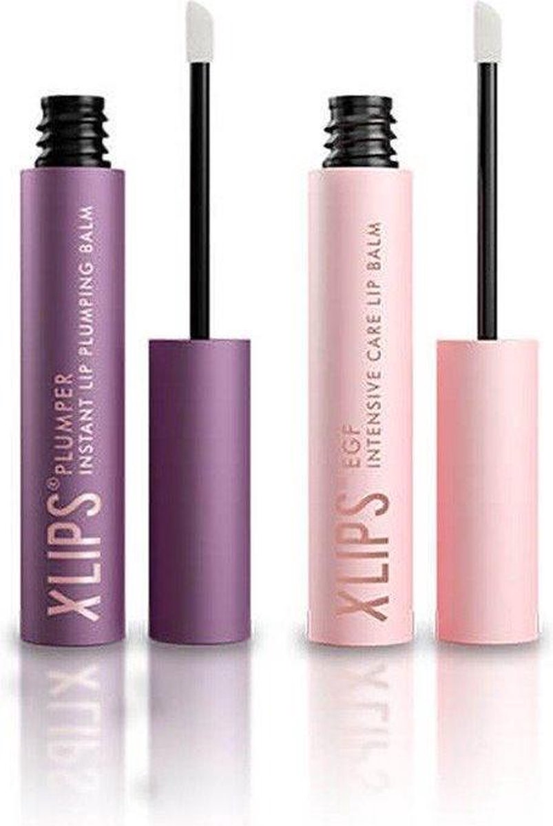 XLASH Xlips Plumper Instant Lip Plumping Balm (6 ml) + XLASH  Xlips EGF Intensive Care Lip Balm (6ml)  | Lip Filler | Long Lasting | Lip vergroter