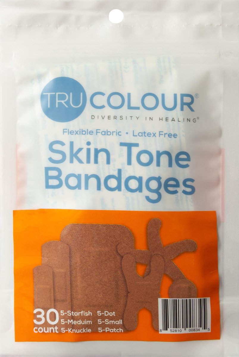 Tru-Colour Skin Tone Pleisters verschillende soorten: Oranje