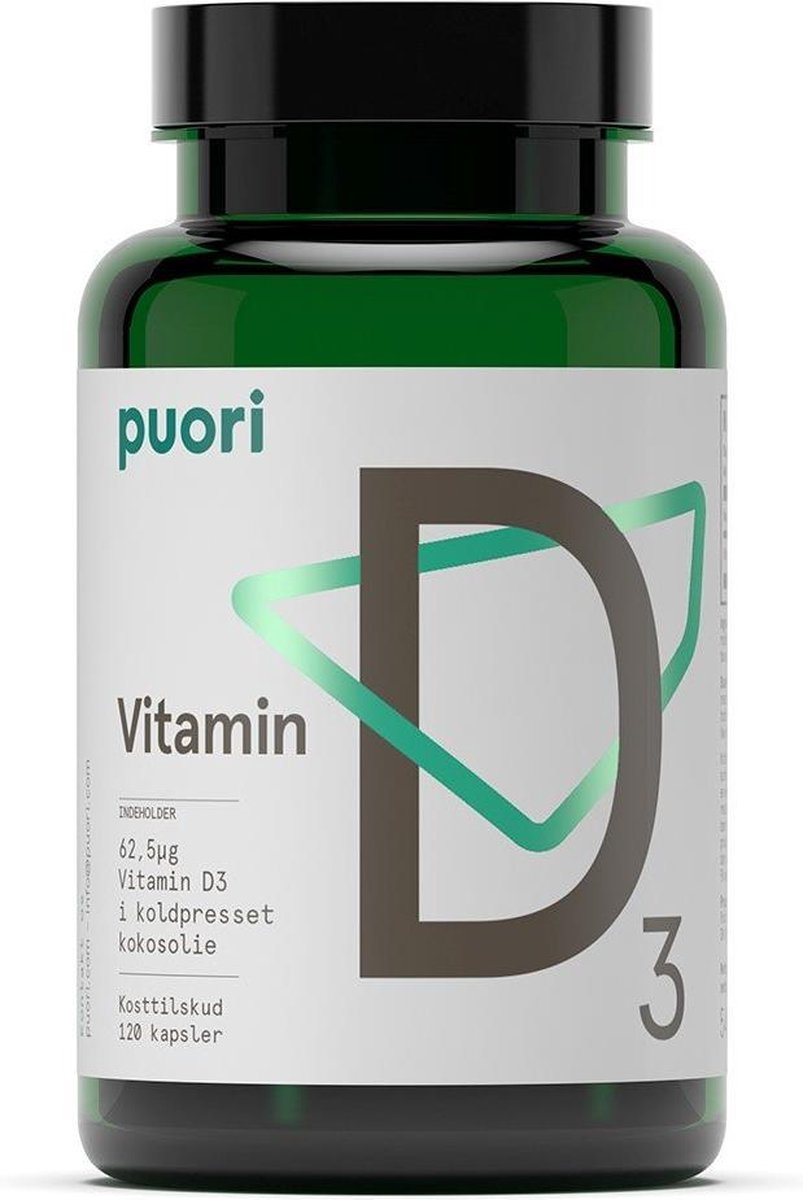 Puori D3 Vitamine Supplement 120 Capsules