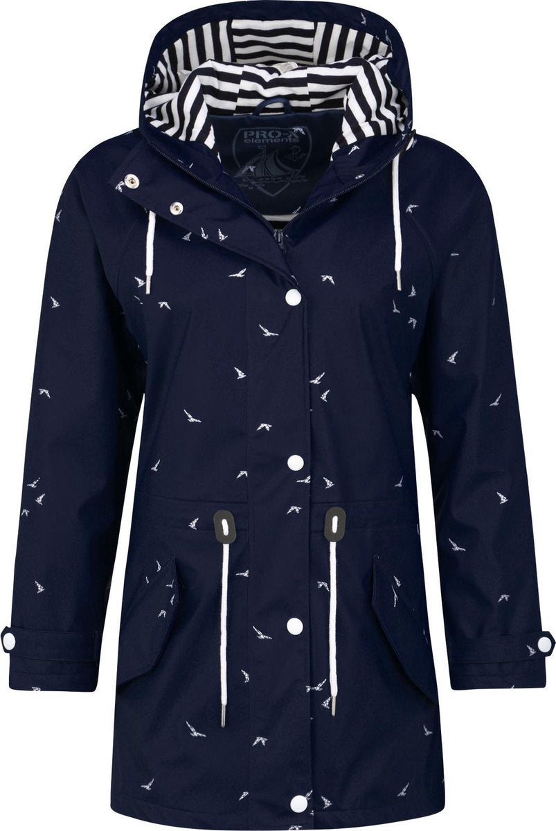 Pro-x Elements Regenjas Dames Polyester/polyurethaan Navy Mt 46